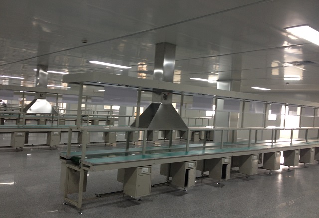 深圳坪山化妝品無(wú)塵車(chē)間裝修